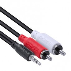 Cabo de Audio 2 RCA x 3,5mm P2 1,5m