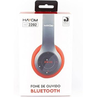 Fone Headset Bluetooth 5.0 HF2202 Vermelho Fone Headset Bluetooth 5.0 HF2202 Vermelho