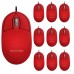 MOUSE OPTICO CLASSIC BOX VERMELHO USB MO303 MULTILASER