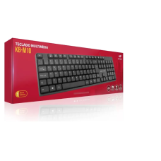 Teclado Usb Multimidia C3 Preto KB-M10BK Teclado Usb Multimidia C3 Preto KB-M10BK
