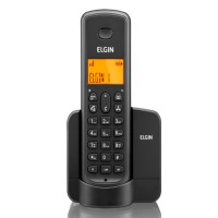Telefone S/Fio Identificador de Chamada Viva Voz TSF 8001 Preto 42TSF8001000 ELGIN@