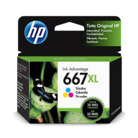 Cartucho HP 667XL Color 3YM80AB 667XL (8,0 ml)@