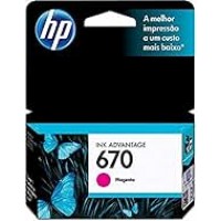 CARTUCHO HP 670 MAGENTA CZ115AB