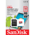 Cartão de Memória 16Gb Sandisk Ultra Micro SD + Adaptador SD SDSQUNC