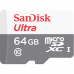 Cartão de Memória 64Gb Sandisk Ultra Micro SD + Adaptador SD SDSQUNC