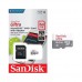 Cartão de Memória 64Gb Sandisk Ultra Micro SD + Adaptador SD SDSQUNC